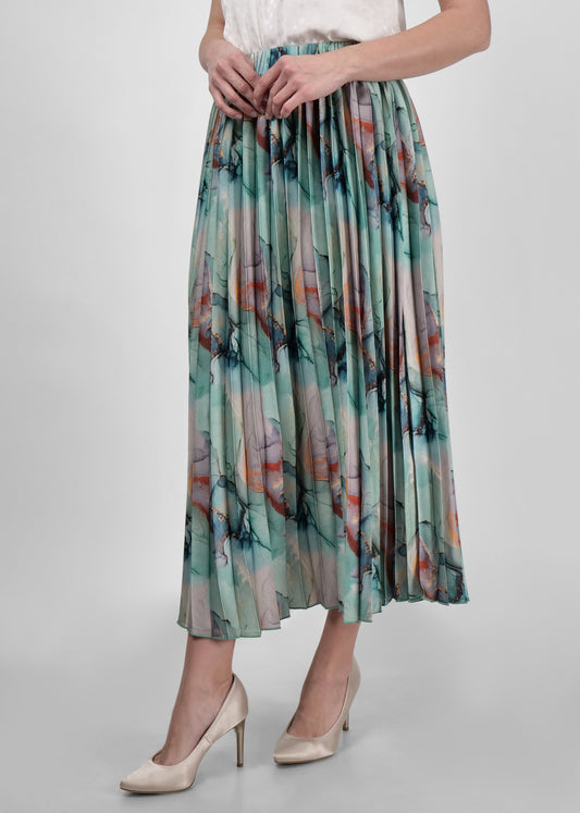 Shell Floral Long Skirt